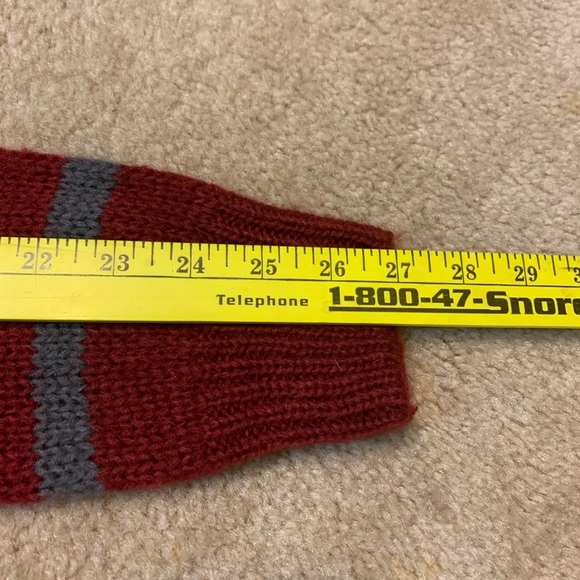 Richard Chai for Original Penguin Mens Chunky Knit Stripe Cardigan-M - Picture 11 of 13